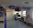 3d fototapeta na stene v komerčnom priestore