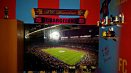 Fanúšik FC Barcelona sa určite potešil skvelej fototapete, ktorá zdobí stenu v jeho detskej izbe