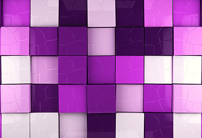 Fialová 3d fototapeta Kocky 24757
