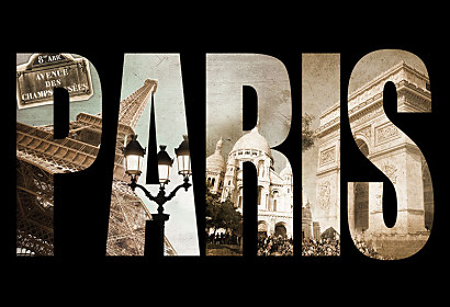 Fototapeta Nápis Paris 24850