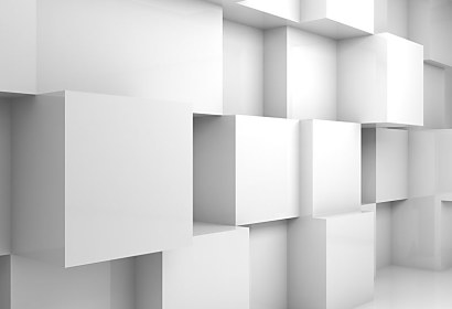 3D fototapeta Biele bloky 24891