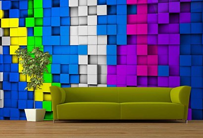 3d fototapeta Cube background 24852