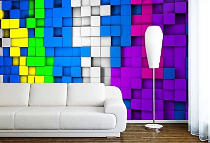 3d fototapeta Cube background 24852