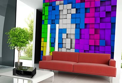 3d fototapeta Cube background 24852