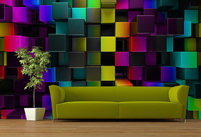 3D tapeta Multicolor 29333