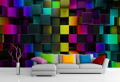 3D tapeta Multicolor 29333