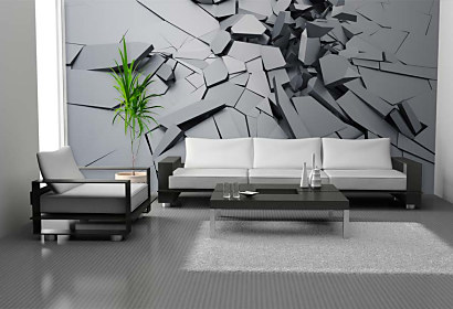 3D tapeta prasklina 29036