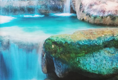 Zľava 50% - Vinylová tapeta Vodopád 198x187cm