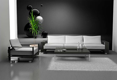 Fototapeta Black and White Balls 454