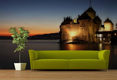 zámok montreux - fototapety