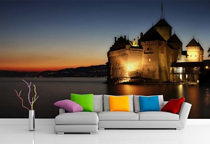 zámok chillon - fototapeta