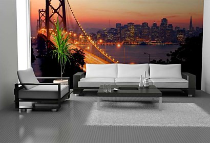 Bay Bridge San Francisco -  Fototapeta na stenu
