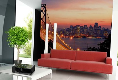 Fototapeta s mostom Bay Bridge, Kalifornia