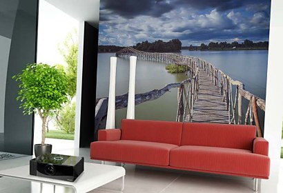 Fototapeta Drevený most Thajsko 24791
