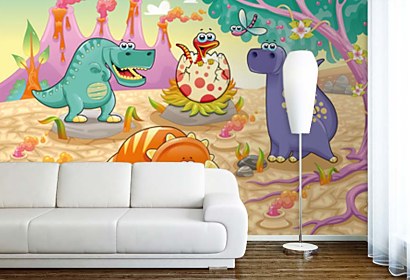 Fototapeta Happy Dinosaur Illustration 24234