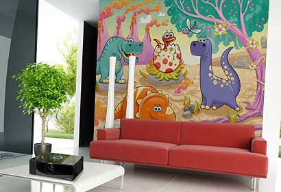 Fototapeta Happy Dinosaur Illustration 24234
