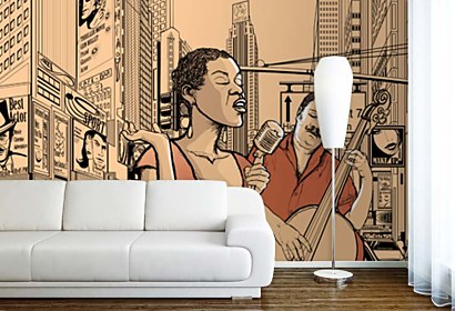 Fototapeta Jazz Music background 24366