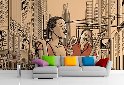 Fototapeta Jazz Music background 24366
