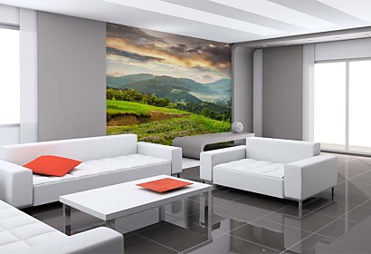 Fototapeta Landscape with rainbow 24815