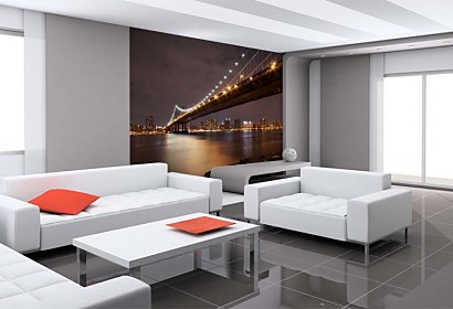 Fototapeta Manhattan bridge night 24702