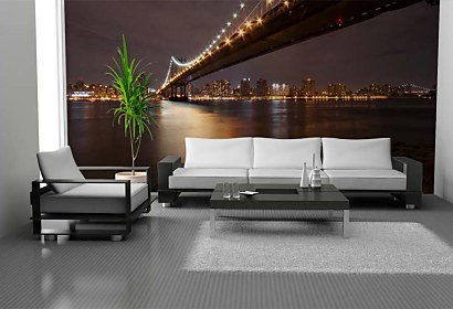 Fototapeta Manhattan bridge night 24702
