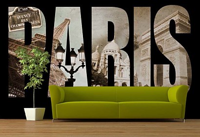 Fototapeta Nápis Paris 24850