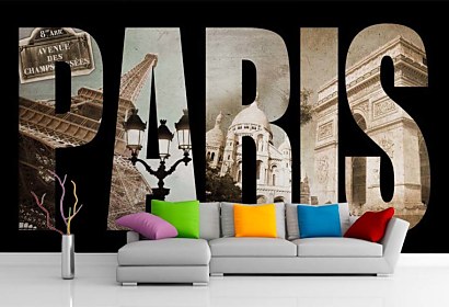 Fototapeta Nápis Paris 24850
