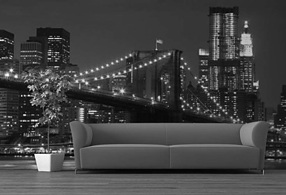 Fototapeta New York Black and White 24116