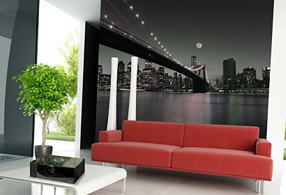 Fototapeta New York Brooklyn Bridge view 24145