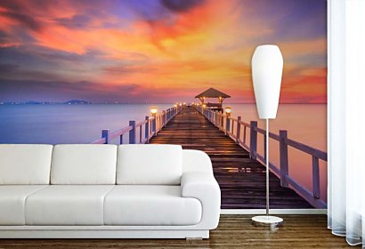Fototapeta Pier and Sunset 24760