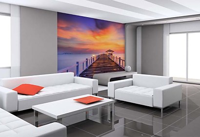 Fototapeta Pier and Sunset 24760