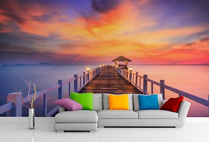 Fototapeta Pier and Sunset 24760