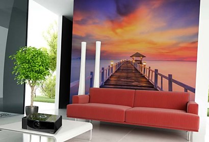 Fototapeta Pier and Sunset 24760