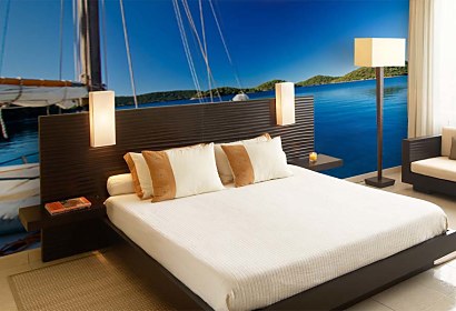Fototapeta Sailing yacht on the sea 24051