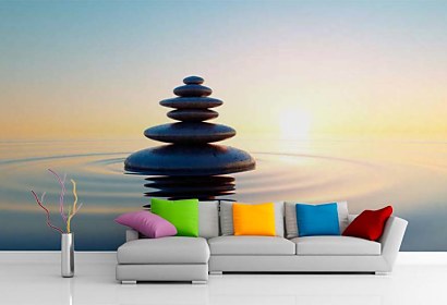 Fototapeta Stack of stones background 24886