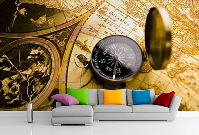 Fototapeta Vintage Mapa 24069