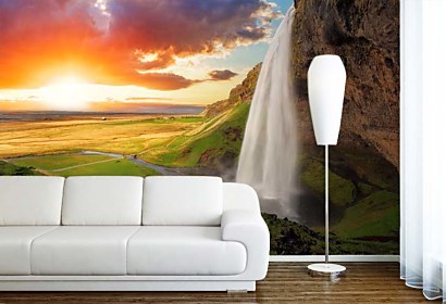Fototapeta Vodopád Seljalandsfoss Island 24751