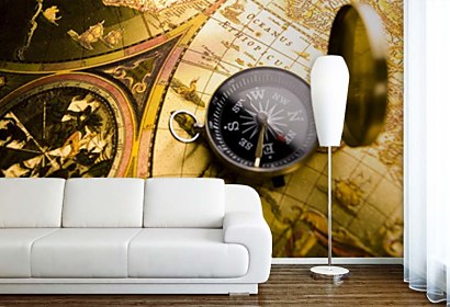 Fototapeta Vintage Mapa 24069