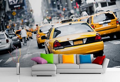 Fototapeta Žlté taxíky NY 24297