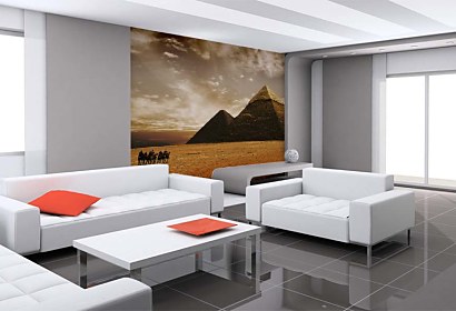 pyramídy - tapeta do obývačky