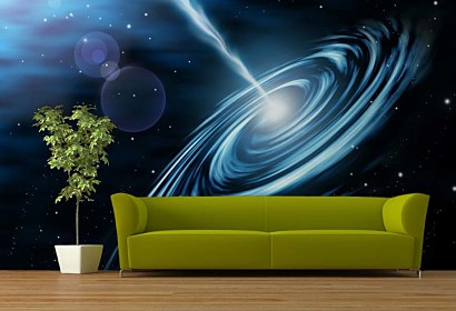 fototapety - galaxia a vír