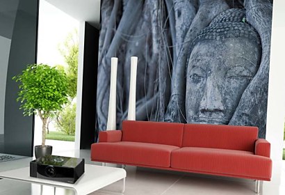 Fototapeta Buddha v koreňoch stromu 3271
