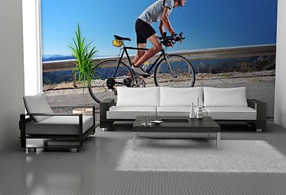 fototapeta outdoor cycling