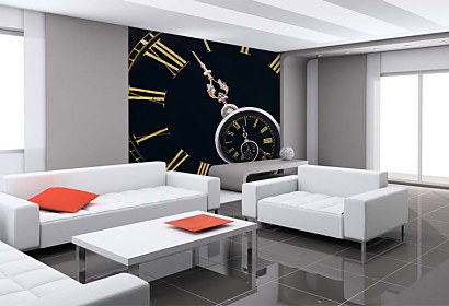 tapety na stenu - clock