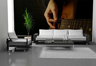 Fototapety Hudba - Guitar player 48