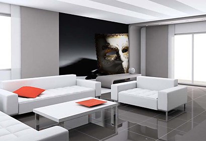 fototapeta s divadelnou maskou