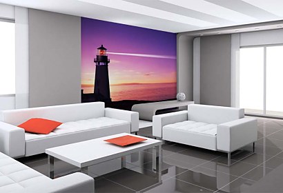 vinylové tapety - lighthouse