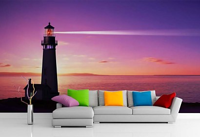 vliesové tapety - lighthouse