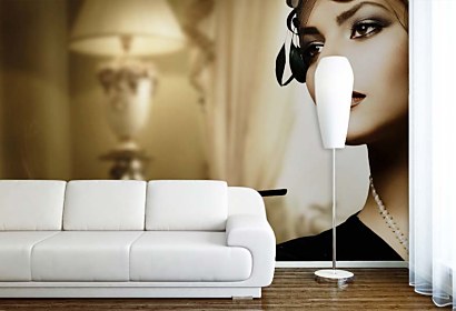 Vinylová tapeta Prettty woman do obývačky na stenu