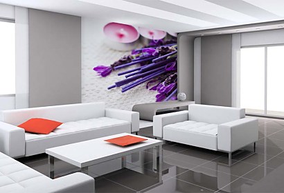 fototapeta fialová - feng shui